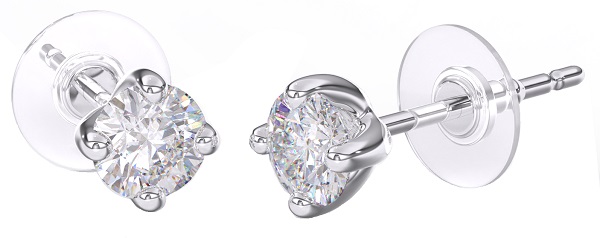 BJT392 ORECCHINO QUEEN CATHERINE 4MM STAINLESS STEEL - farmaidea24.com