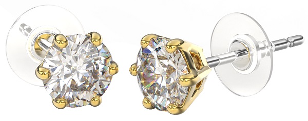 BJT393 ORECCHINO QUEEN CHARLOTTE 5MM GOLD PLATED - farmaidea24.com