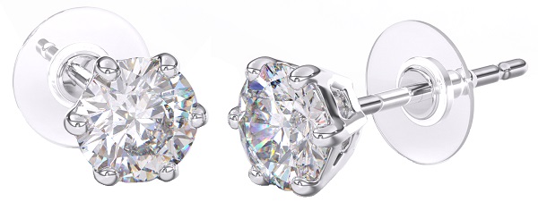 BJT394 ORECCHINO QUEEN CHARLOTTE 5MM STAINLESS STEEL - farmaidea24.com