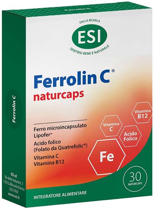 ESI FERROLIN C 30 NATURCAPS - farmaidea24.com