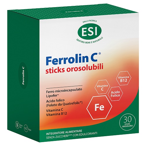 ESI FERROLIN C 30 STICK OROSOLUBILI - farmaidea24.com