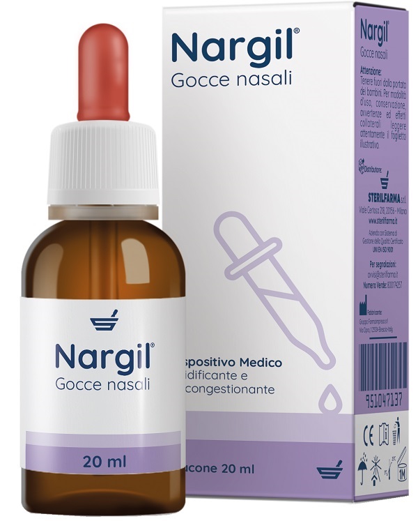 GOCCE NASALI NARGIL 20 ML - farmaidea24.com