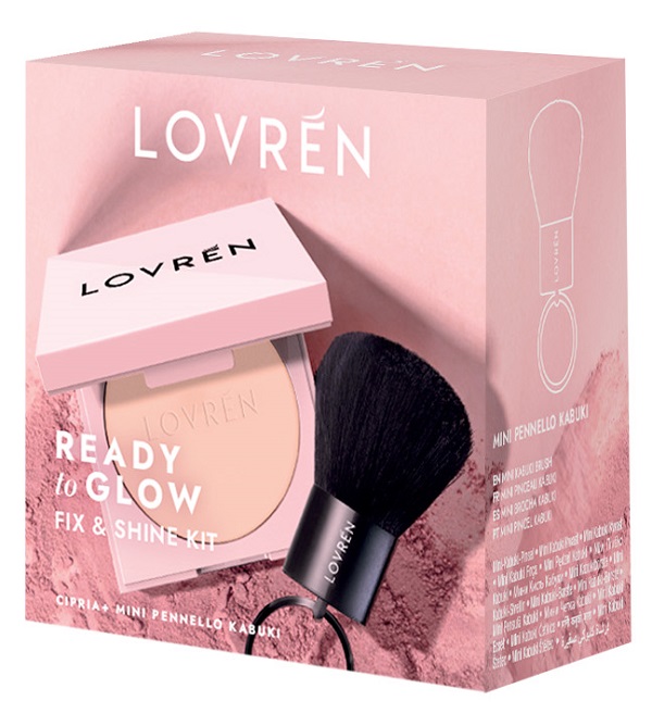 LOVREN READY TO GLOW TRAVEL KIT CIPRIA FIX & SHINE 1 CIPRIA  + 1 PENNELLO KABUKI - farmaidea24.com