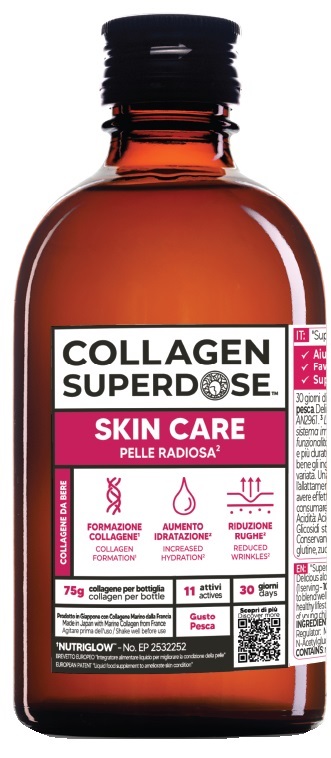 COLLAGEN SUPERDOSE SKIN CARE 300 ML COLLAGENE 75 G - farmaidea24.com
