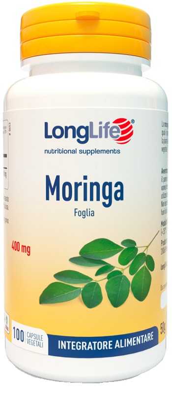 LONGLIFE MORINGA 400MG 100 CAPSULE - farmaidea24.com