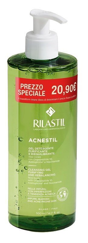 RILASTIL ACNESTIL GEL DETERGENTE 500 ML SPECIAL PRICE - farmaidea24.com