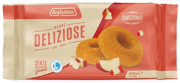AGLUTEN NUOVE DELIZIOSE 4 PEZZI DA 55 G - farmaidea24.com