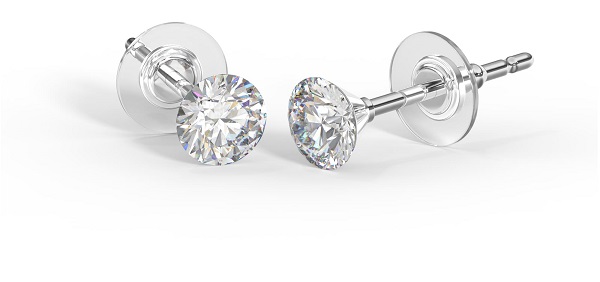 BJT402 ORECCHINI CRYSTAL/SWAROVSKI 4MM GOLD PLATED - farmaidea24.com