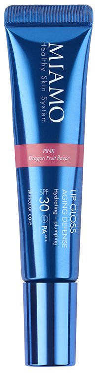 MIAMO SKINCOLOR CARE LIP GLOSS AGING DEFENSE SPF 30+ PINK DRAGON FRUIT FLAVOR 15 ML - farmaidea24.com