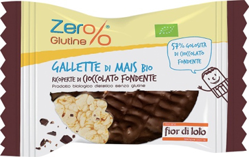 ZER% GLUTINE GALLETTE MAIS RICOPERTE CIOCCOLATO FONDENTE BIO 32 G - farmaidea24.com