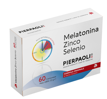 MELATONINA ZINCO SELENIO PIERPAOLI 60 COMPRESSE - farmaidea24.com