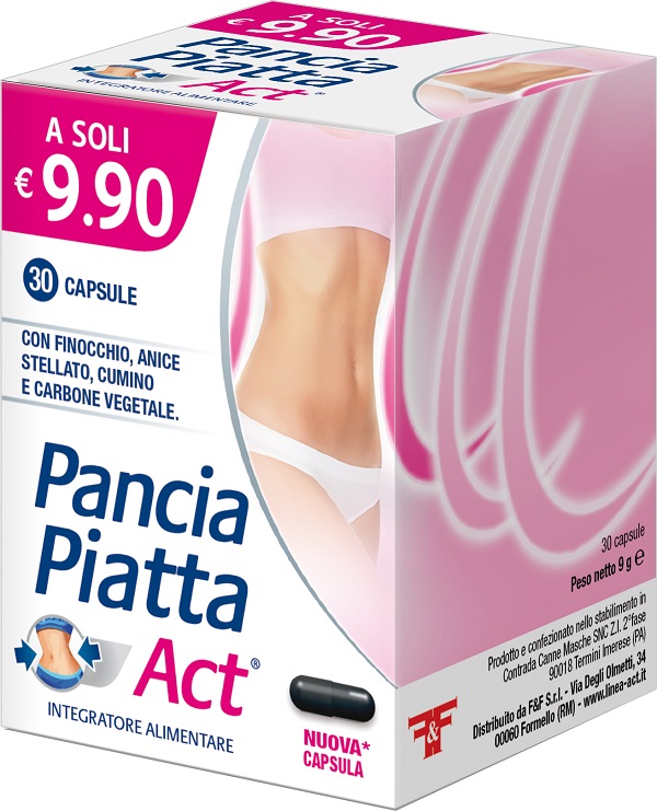 PANCIA PIATTA ACT 30 CAPSULE - farmaidea24.com