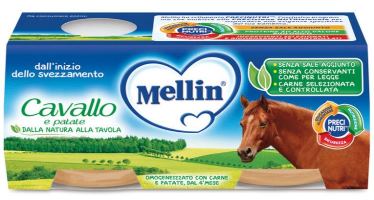 MELLIN OMOGENEIZZATO CAVALLO E PATATE 2 X 80 G - farmaidea24.com