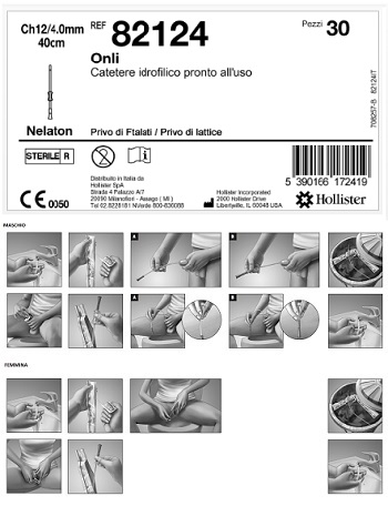 CATETERE IDROFILICO ONLI PRONTO ALL'USO 40 CM CH 12 30 PEZZI - farmaidea24.com