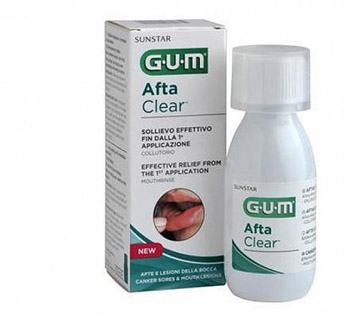 GUM AFTACLEAR RINSE 120 ML COLLUTORIO - farmaidea24.com