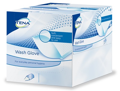 GUANTO PER IGIENE TENA WASH 50 PEZZI - farmaidea24.com