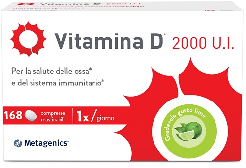 VITAMINA D 2000 UI 168 COMPRESSE MASTICABILI - farmaidea24.com