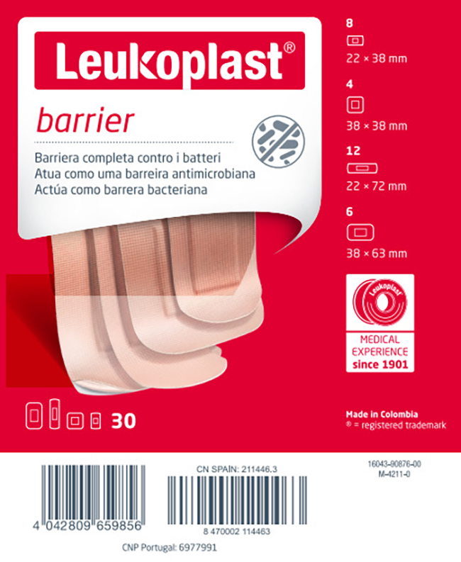 LEUKOPLAST BARRIER 30 PEZZI ASSORTITI - farmaidea24.com