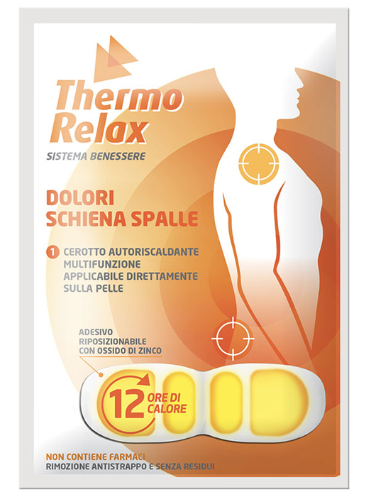 THERMORELAX CEROTTO AUTORISCALDANTE DOLORE SCHIENA/SPALLE 1 PEZZO - farmaidea24.com