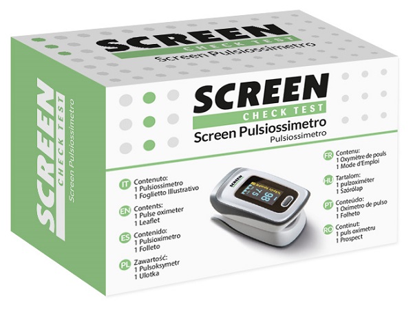 PULSIOSSIMETRO SCREEN CHECK TEST - farmaidea24.com