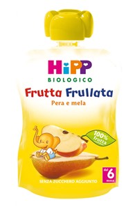 HIPP BIO FRUTTA FRULLATA PERA MELA 90 G - farmaidea24.com