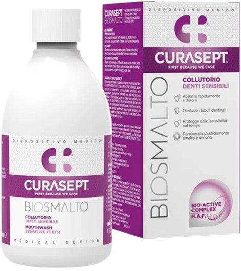CURASEPT BIOSMALTO COLLUTORIO DENTI SENSIBILI 300 ML - farmaidea24.com