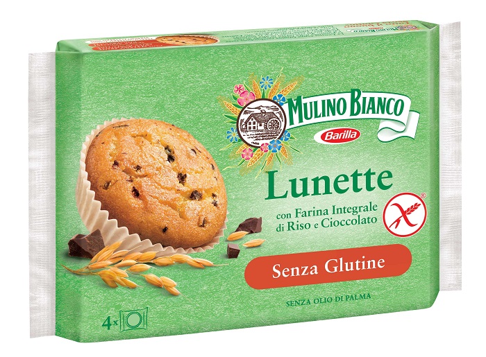 MULINO BIANCO LUNETTE CON FARINA INTEGRALE DI RISO E GOCCE DI CIOCCOLATO 140 G - farmaidea24.com