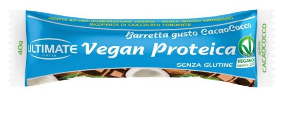 BARRETTA VEGAN PROTEIC CACAO/COCCO 40 G - farmaidea24.com