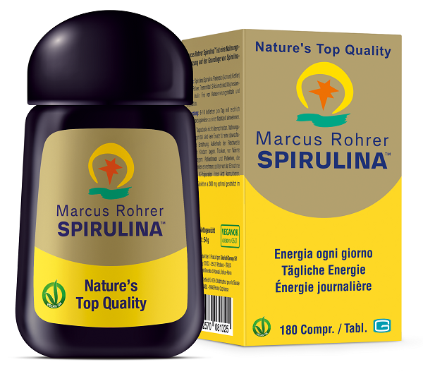 SPIRULINA MARCUS ROHRER 180 COMPRESSE - farmaidea24.com