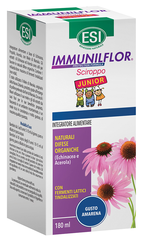 ESI IMMUNILFLOR SCIROPPO JUNIOR 180 ML - farmaidea24.com