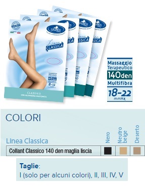 SAUBER COLLANT 140 DENARI MAGLIA LISCIA NERO 4 LINEA CLASSICA - farmaidea24.com