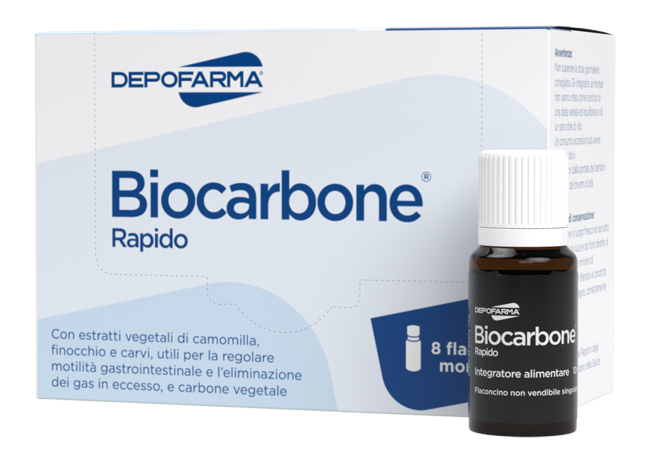 BIOCARBONE RAPIDO 8 FLACONCINI - farmaidea24.com
