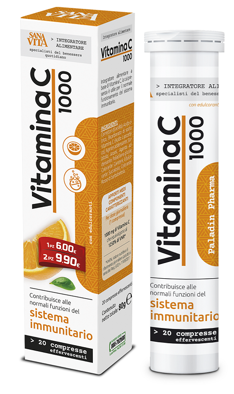 SANAVITA VITAMINA C 20 COMPRESSE EFFERVESCENTI - farmaidea24.com