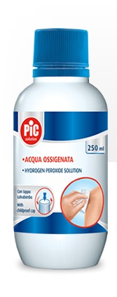 PIC SOLUTION ACQUA OSSIGENATA 10 VOLUMI PEROSSIDO DI IDROGENO 3% 250 ML - farmaidea24.com