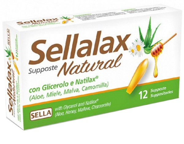 SELLALAX NATURAL MD 12 SUPPOSTE - farmaidea24.com