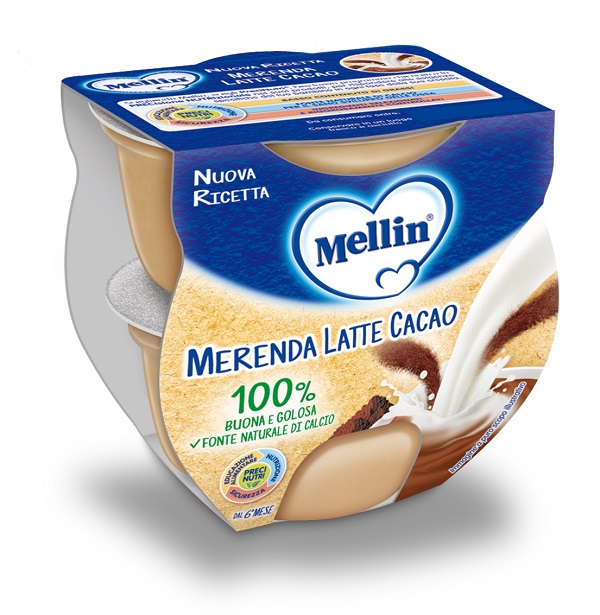 MELLIN MERENDA LATTE CACAO 2 X 100 G - farmaidea24.com