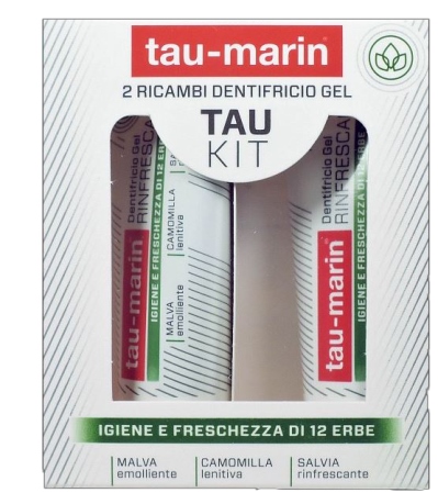 TAU MARIN DENTIFRICIO RINFRESCANTE RICARICA TAU KIT 2X20ML - farmaidea24.com