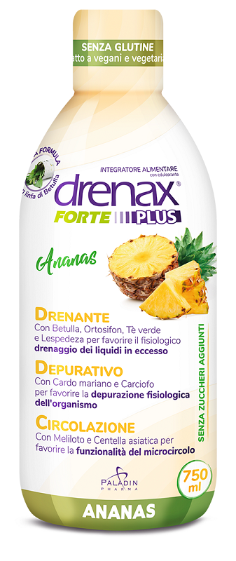 DRENAX FORTE PLUS ESOTICO CON ESTRATTO D'ANANAS 750 ML - farmaidea24.com