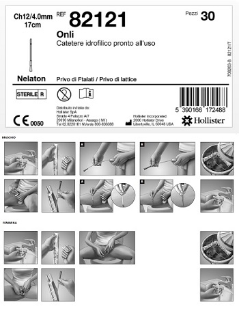 CATETERE IDROFILICO ONLI 17 CM CH 12 30 PEZZI - farmaidea24.com