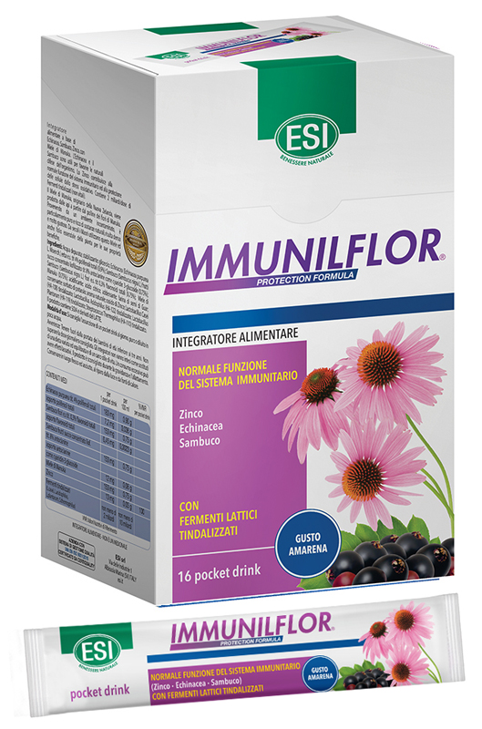 ESI IMMUNILFLOR POCKET DRINK 16 POCKET DRINK - farmaidea24.com