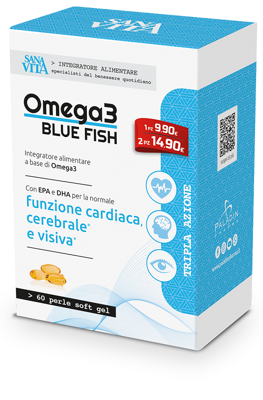 SANAVITA BLUE FISH 60 CAPSULE - farmaidea24.com