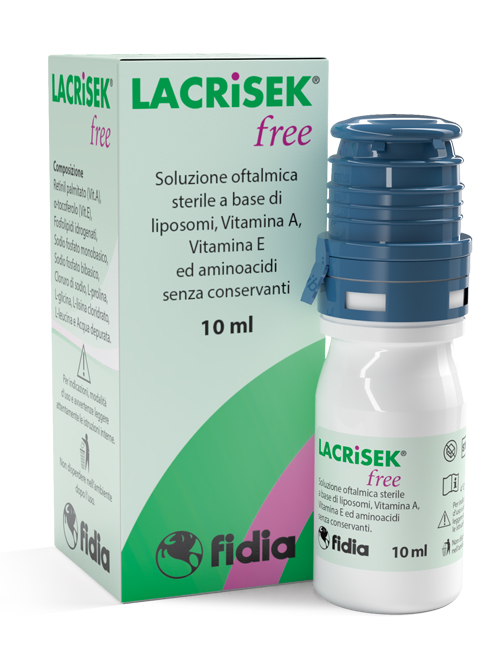 LACRISEK FREE SOLUZIONE OFTALMICA SENZA CONSERVANTI 10 ML - farmaidea24.com