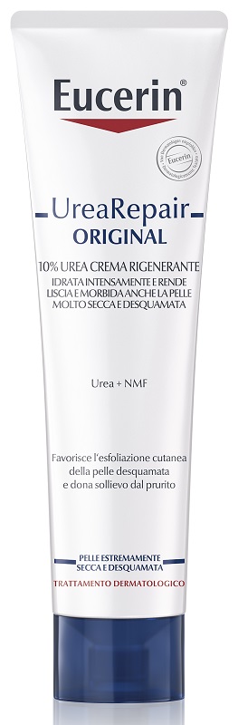 EUCERIN UREAREPAIR ORIGINAL CREMA RIGENERANTE 10% UREA 100 ML TRAVEL SIZE - farmaidea24.com