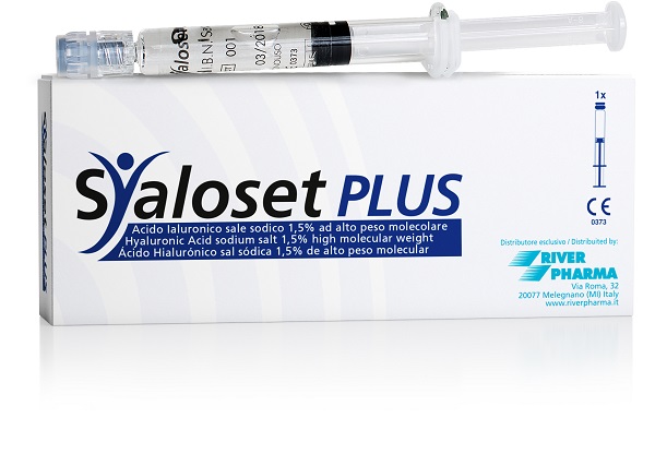 SIRINGA INTRA-ARTICOLARE SYALOSET PLUS ACIDO IALURONICO SALE SODICO 1,5% AD ALTO PESO MOLECOLARE 4 ML - farmaidea24.com