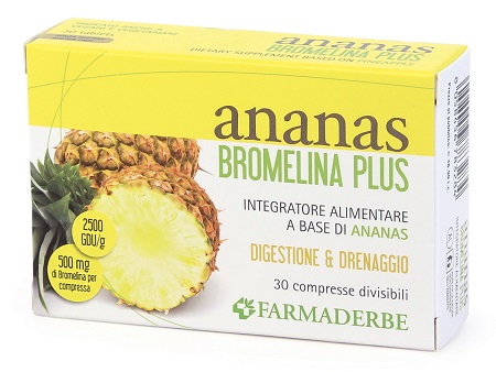 ANANAS BROMELINA PLUS 30 COMPRESSE - farmaidea24.com