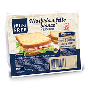 NUTRIFREE MORBIDO A FETTE BIANCO 165 G - farmaidea24.com