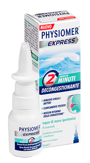 SPRAY NASALE PHYSIOMER EXPRESS SPRAY 20 ML - farmaidea24.com