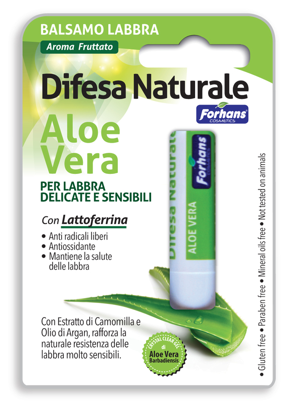 FORHANS BALSAMO LABBRA DIFESA NATURALE ALOE VERA - farmaidea24.com