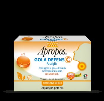 APROPOS GOLA DEFENS C ACE 20 PASTIGLIE - farmaidea24.com