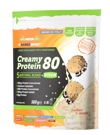 CREAMY PROTEIN 80 COOKIES & CREAM 500 G - farmaidea24.com